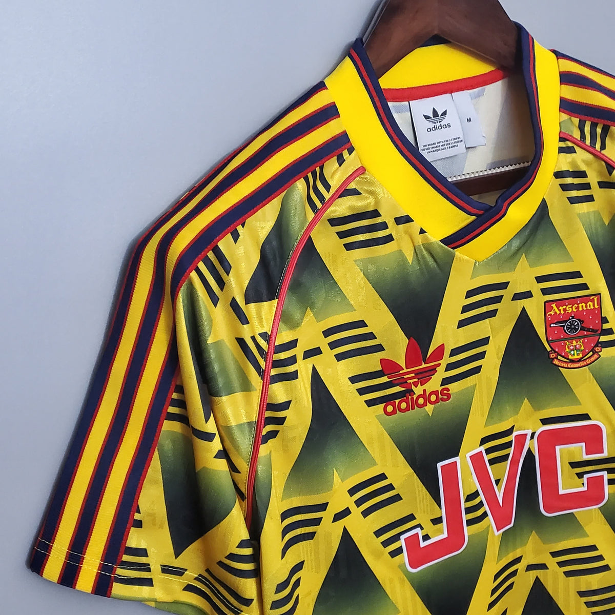 Arsenal 1991/93 Away Jersey "Bruised Banana' - Retro Fan Version