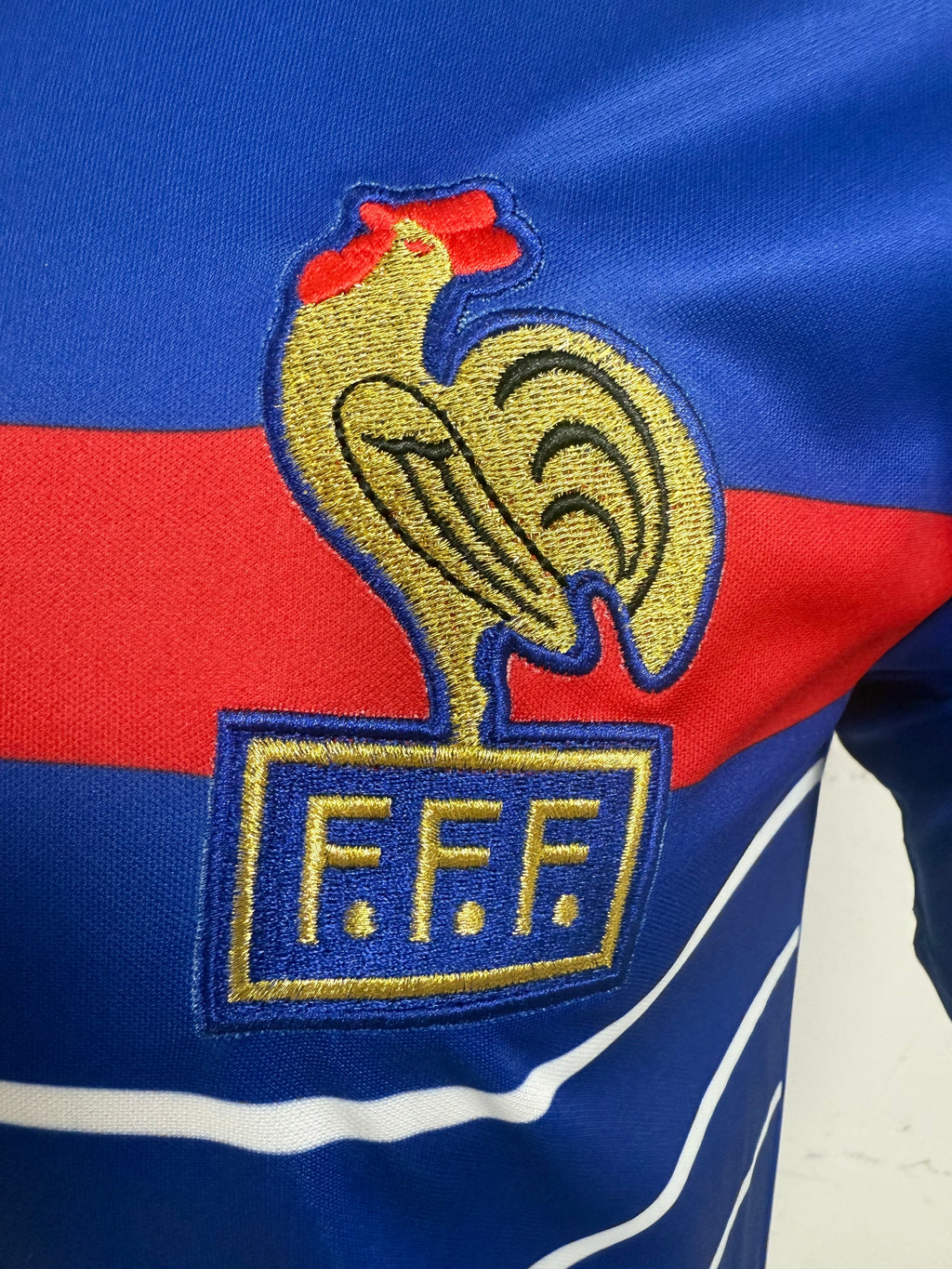 France 1988 Home Jersey -Retro Fan Version